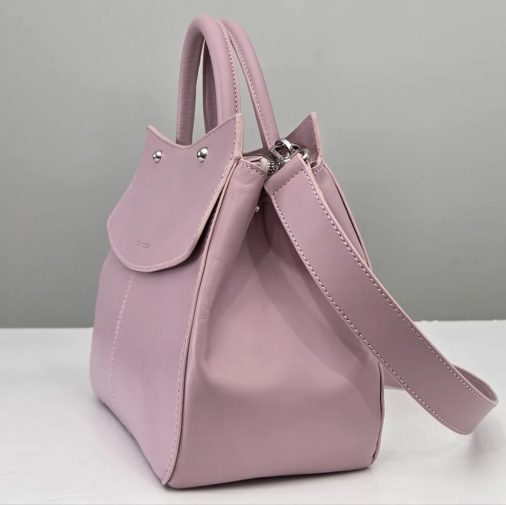 MARCO MASSACCESI LITTLE CHARLOTTE SATCHEL BAG - PINK